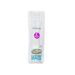 Brabantia PerfectFit composteerbare vuilniszakken 10-12 liter rol a 10 zakken