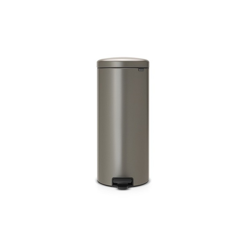 Brabantia Pedaalemmer newicon 30ltr Platinum met kunststof binnenemmer