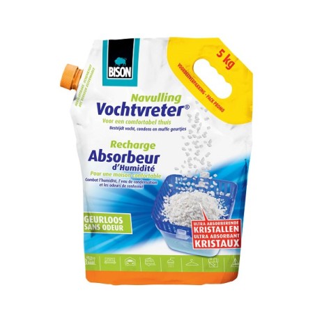 Bison vochtvreter ultra navulling 5kg neutraal