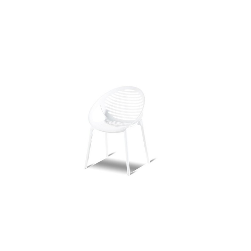 Hartman Romeo chaise de salle à manger en plastique blanc