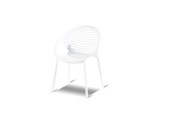 Hartman Romeo chaise de salle à manger en plastique blanc
