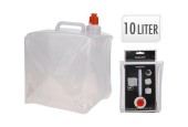 Réservoir d'eau pliable 10 litres adapté à l'eau potable avec robinet et pliable