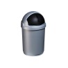 Curver Roll Bullet Bin 25 litres argent/noir Ø35 h57cm