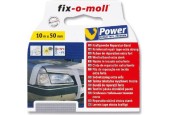 Fix-o-moll Ruban de soie gris 10mx50mm