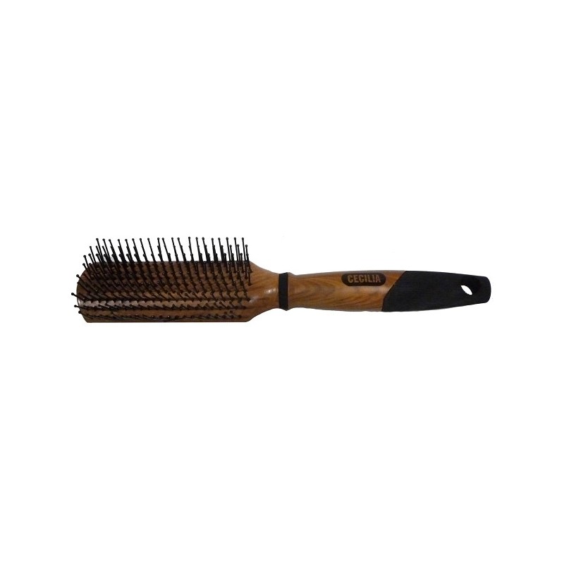 Brosse à cheveux Cecilia carrée 23x5cm
