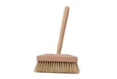 Brosse de baignoire fibre15,5cm avec manche 27cm