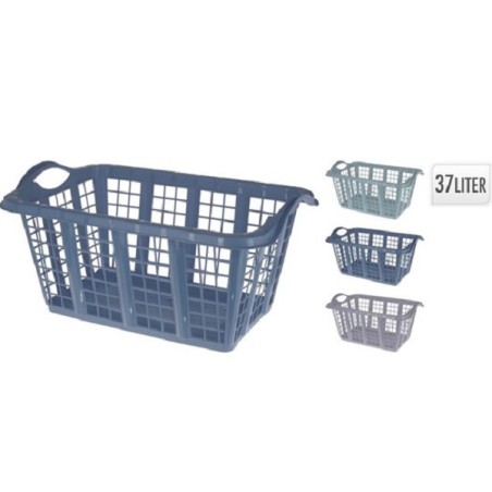 Panier à linge Crayon Pastel 37l