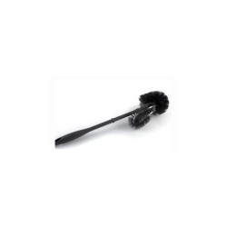 Brosse WC noire avec nettoyant pour bords