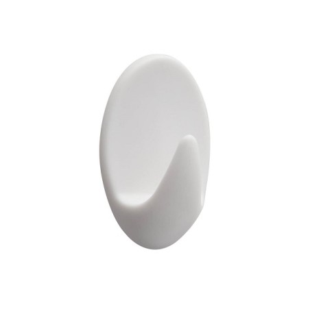 Tiger Baseline crochet adhésif Oval L plastique blanc lot de 3 pièces 15x53x35mm