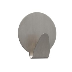 Tiger Hook Baseline Round S lot de 2 pièces 37x39x17mm Acier Inoxydable Brossé