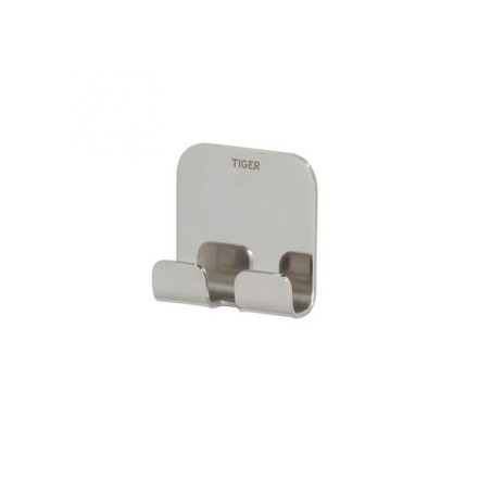 Tiger Colar Handdoekhaak Dubbel RVS gepolijst 50x49x20mm