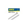 Kinzo serre-câble 100 pièces 3,6x300mm blanc