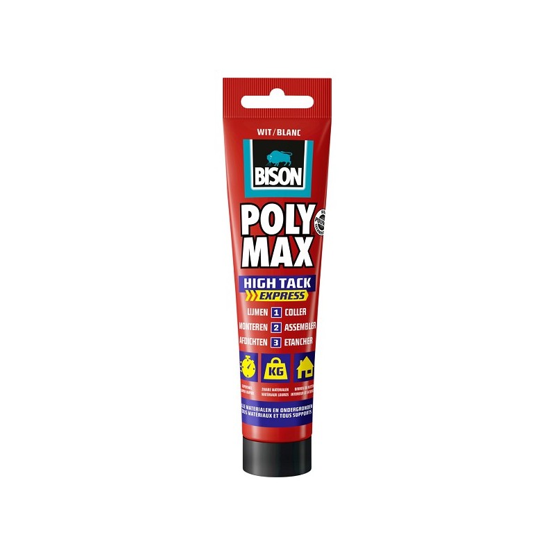 Bison PolyMax high tack express blanc 165gr.