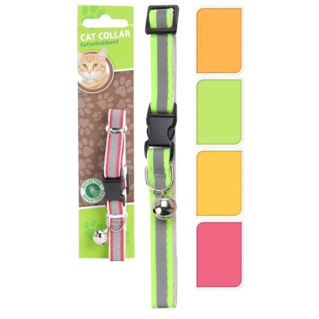 Collier chat réflexion 40x18x180mm