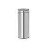 Brabantia Touch bin poubelle 30L acier mat anti-empreintes digitales