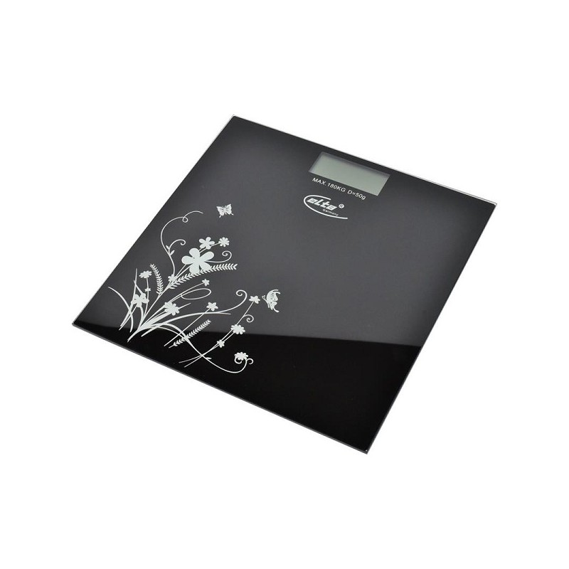 Elta Digitale Personenweegschaal glas tot 180 Kg (excl. 2x AAA)