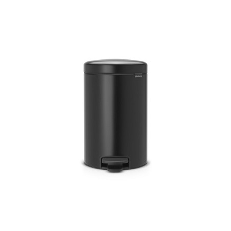 Brabantia Poubelle à pédale Newicon 12L noir mat