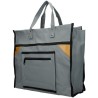 Sac shopping toile large gris 41x35x17cm