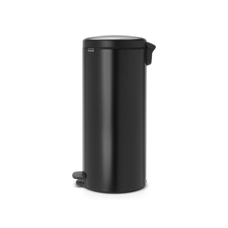 Brabantia Poubelle à pédale newicon 30L Noir mat