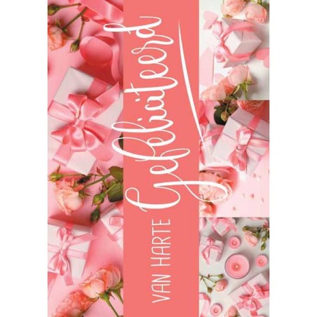 Cartes de vœux Félicitations paquet de fleurs de 10 pièces avec enveloppe