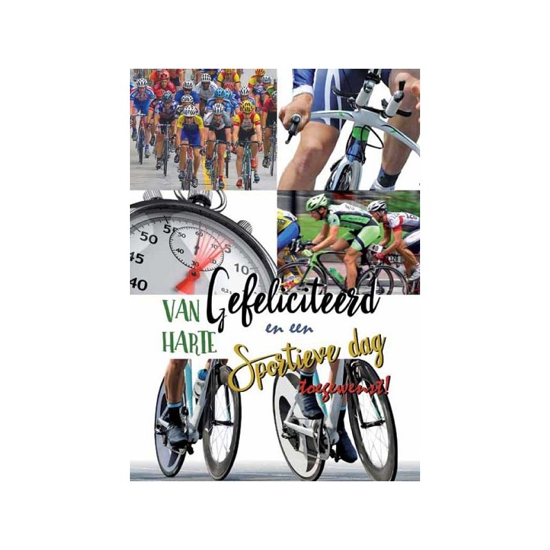 Cartes de vœux de Harte Félicitations paquet sportif de 10 pièces avec enveloppe