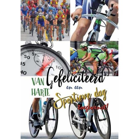 Cartes de vœux de Harte Félicitations paquet sportif de 10 pièces avec enveloppe