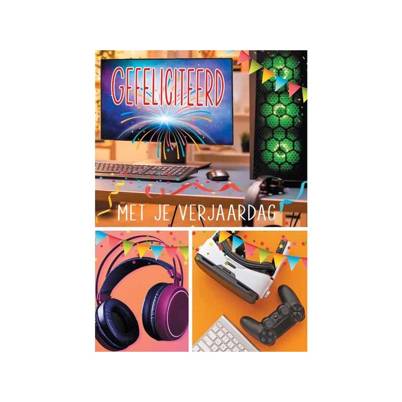 Wenskaarten Jarig zijn betekent... humor man pakje a 10 stuks met envelop