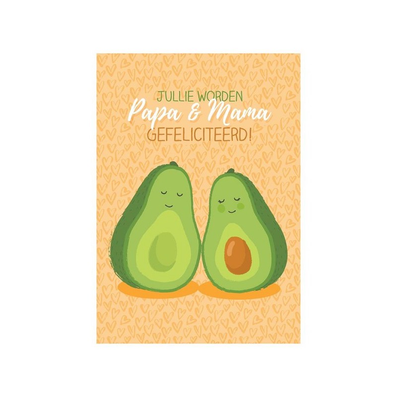 Wenskaarten In Verwachting pakje a 10 stuks met envelop