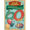 Wenskaarten 60 jaar pakje a 10 stuks met envelop