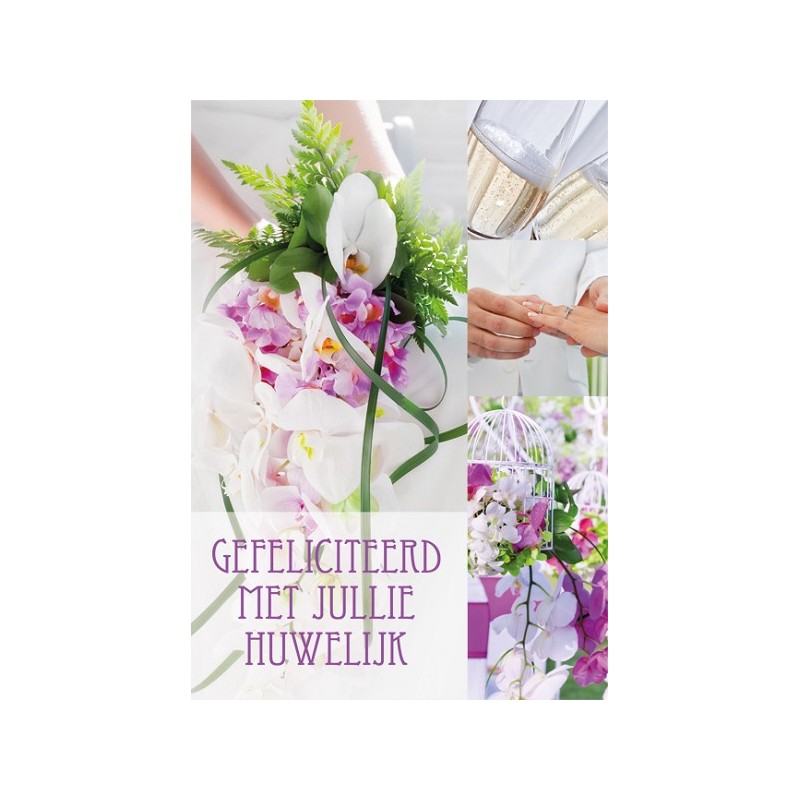 Cartes de vœux mariage paquet de 10 pièces avec enveloppe