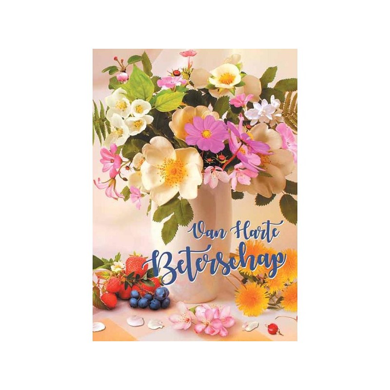 Cartes de voeux Guérissez bientôt paquet de 10 pièces avec enveloppe