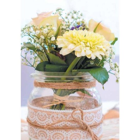 Cartes de voeux paquet de fleurs vierges de 10 pièces avec enveloppe