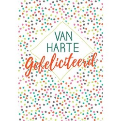 Wenskaarten TREND TEKSTEN pakje a 10 stuks met envelop