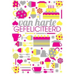 Cartes de voeux TENDANCES TEXTES paquet de 10 pièces avec enveloppe