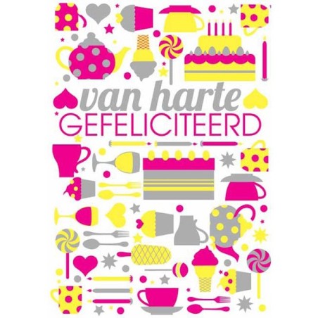 Cartes de voeux TENDANCES TEXTES paquet de 10 pièces avec enveloppe