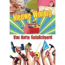 Cartes de vœux new home pack de 10 pièces avec enveloppe