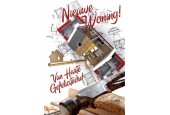 Wenskaarten nieuwe woning pakje a 10 stuks met envelop