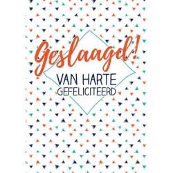 Cartes de vœux pack réussi de 10 pièces avec enveloppe