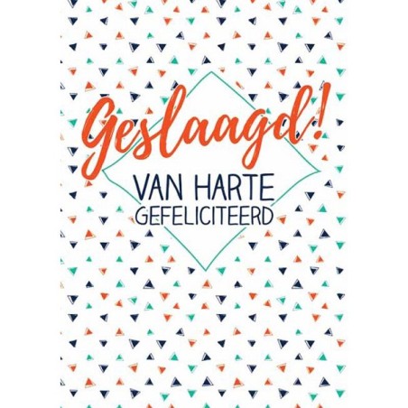 Cartes de vœux pack réussi de 10 pièces avec enveloppe