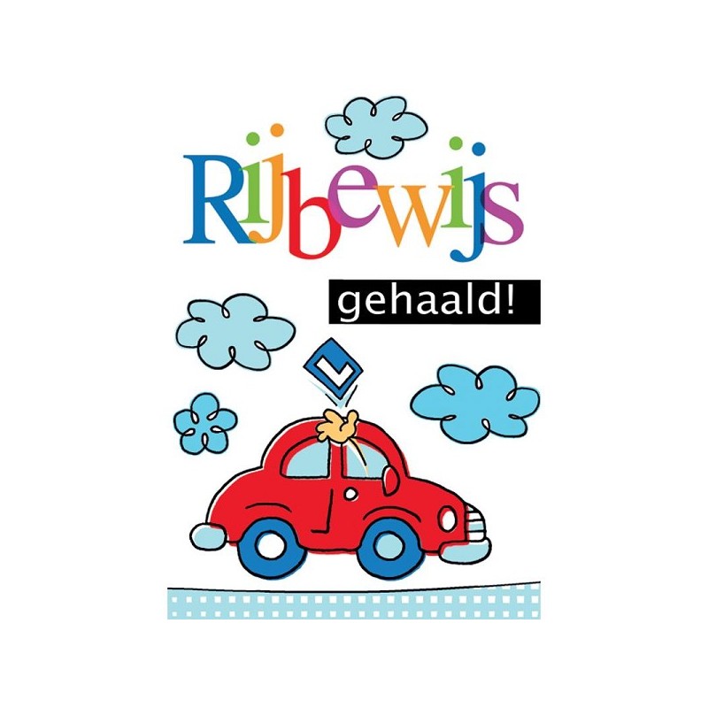 Cartes de vœux permis de conduire paquet de 10 pièces avec enveloppe