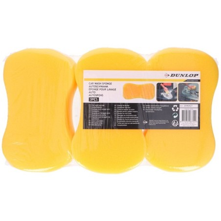 Dunlop Éponge Pour Voiture 3 pcs