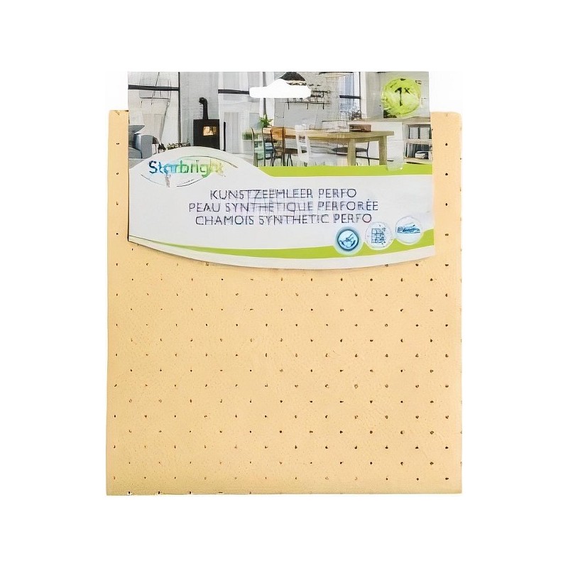Starbright Peau de chamois artificielle perfo 40x35cm
