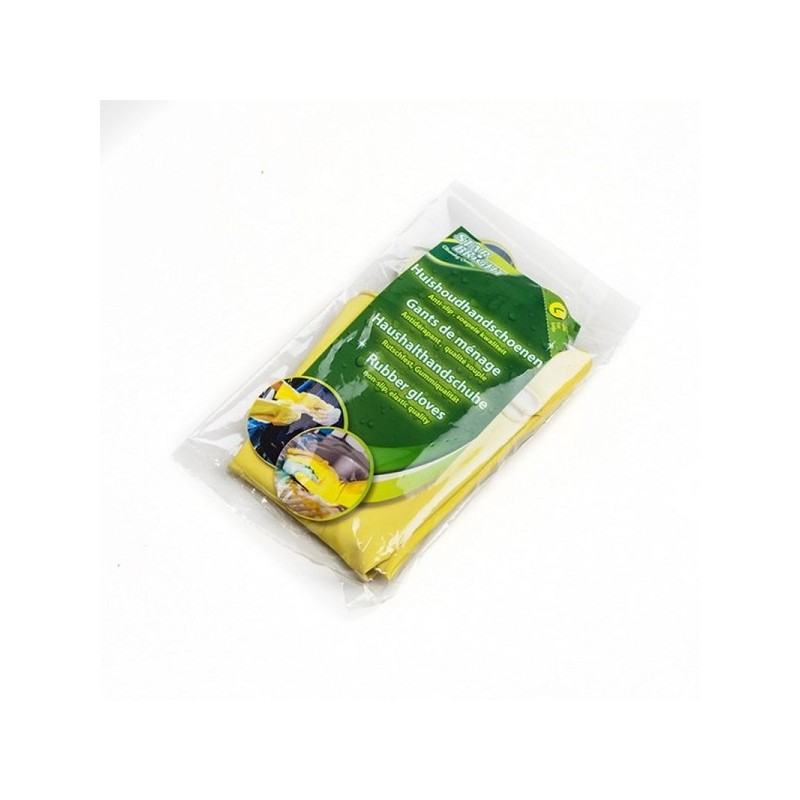 Starbright Latex M gants de ménage jaunes 60gr