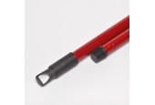 Borstelsteel metaal rood 1,30m
