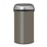 Brabantia poubelle Touch bin 60 litres platine