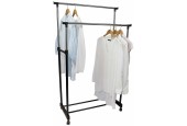 Kledingrek verstelbaar dubbel 145x43x160cm