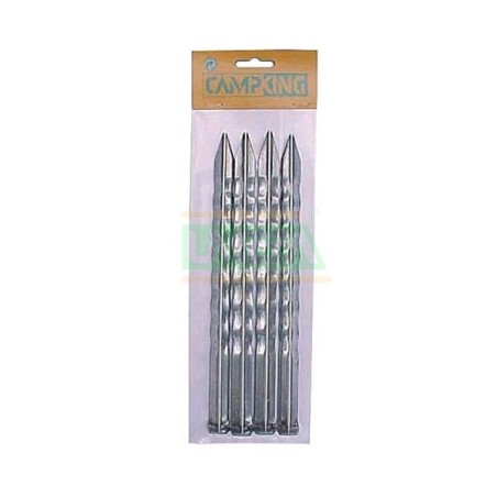 CampKing Piquet de tente dentelé 24 cm paquet de 4 pièces