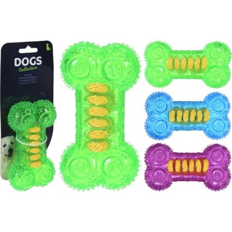 Os en caoutchouc pour chien