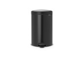 Brabantia Poubelle à pédale Newicon 20L noir mat Noir Mat