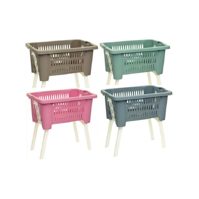 Panier à linge avec pieds 60x40x60cm
